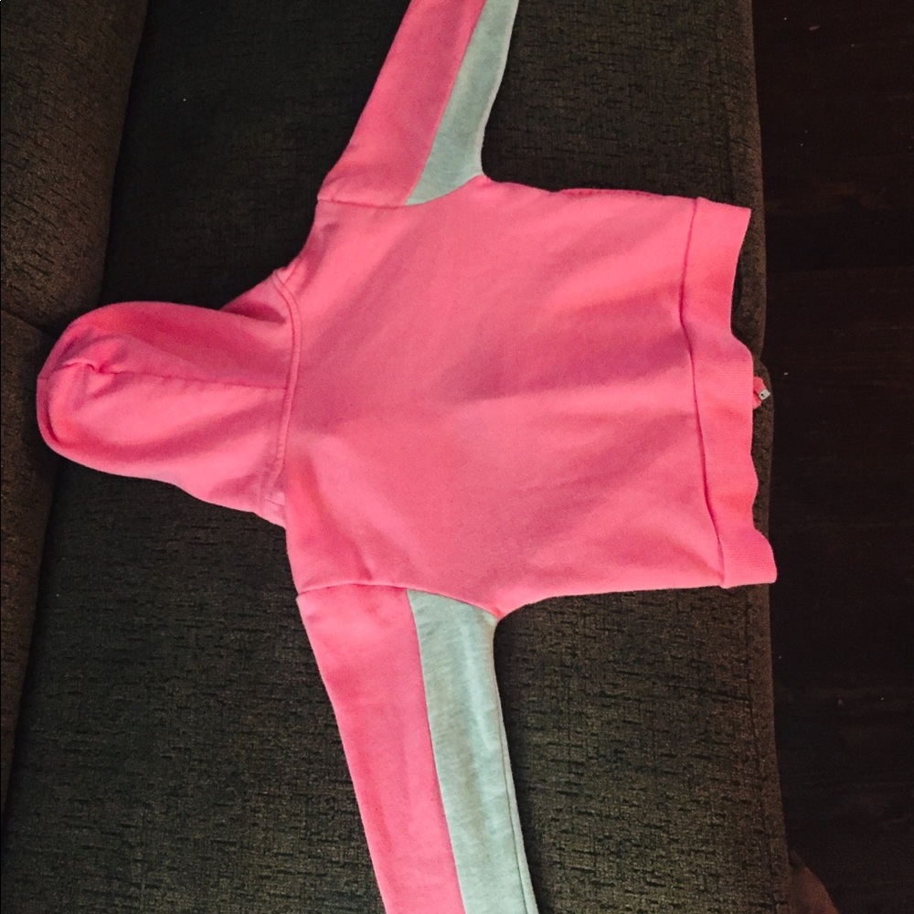 PINK/GRAY PUMA KIDS HOODIE SIZE 4T